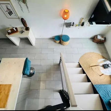 T2 Mezzanine-vue Mer-plage A 600m-parking * Bandol